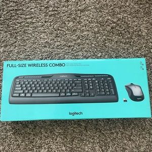 Logitech Full-Size Keyboard And Mouse Combo